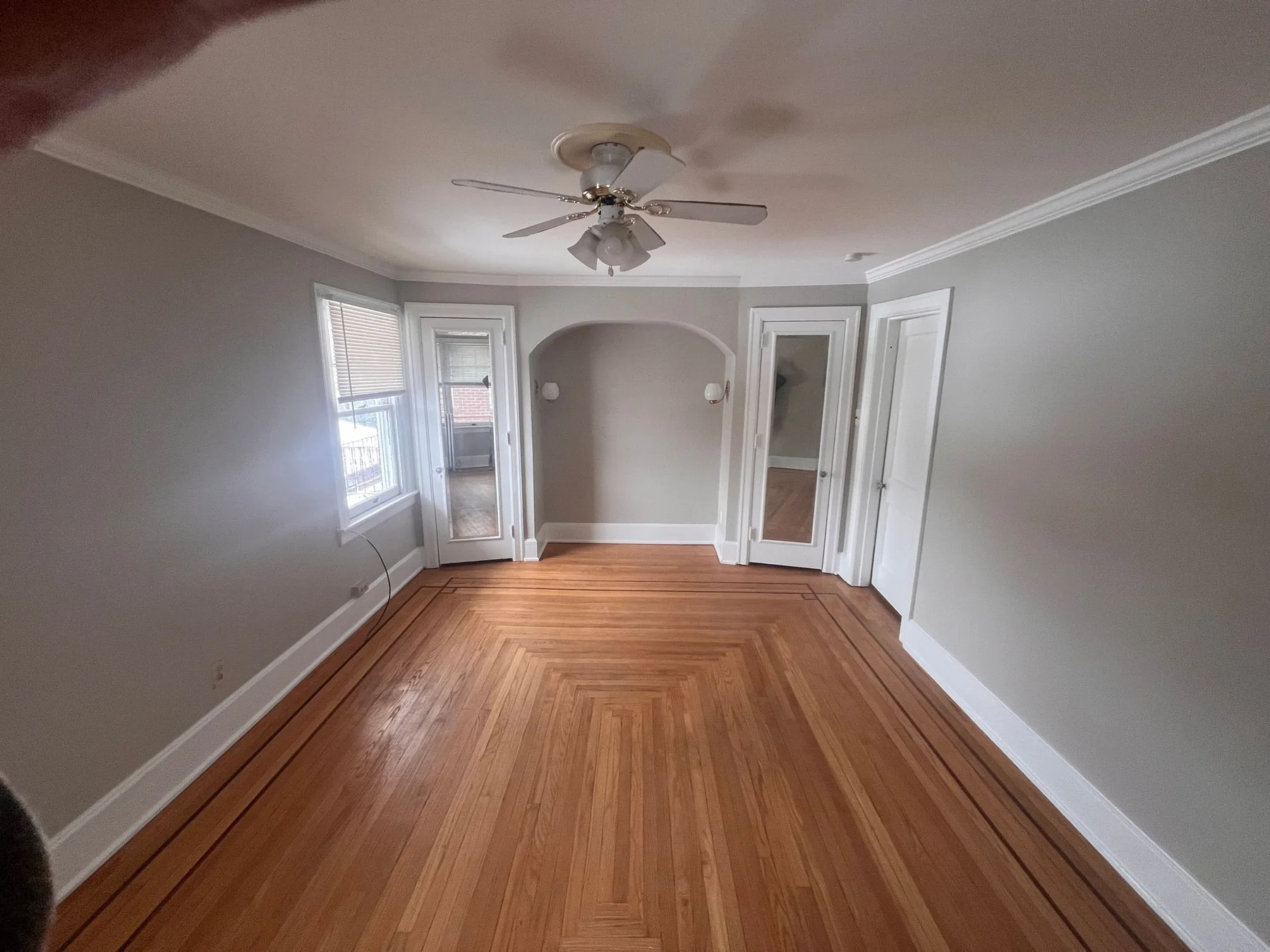 Bright finished interior room painted by Premier Painting Solutions